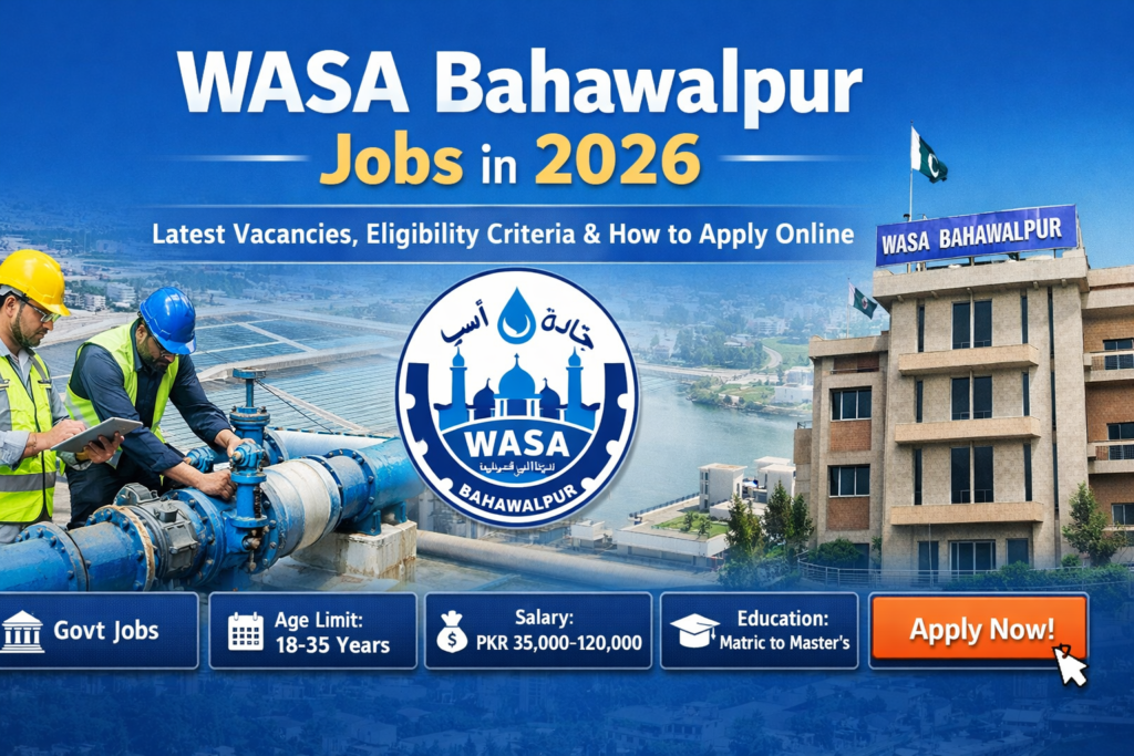 WASA Bahawalpur Jobs 2026