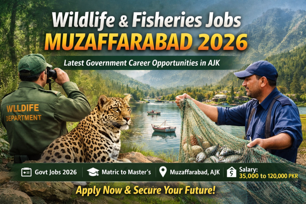 Wildlife & Fisheries Jobs Muzaffarabad 2026