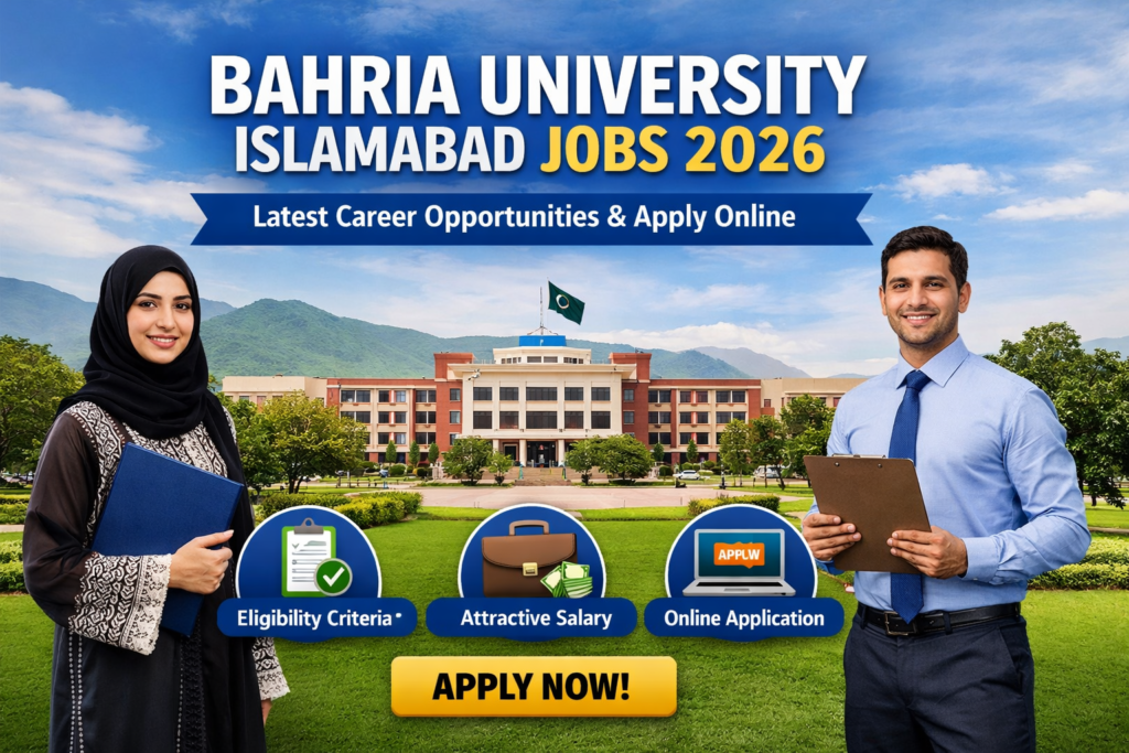 Bahria University Islamabad Jobs 2026