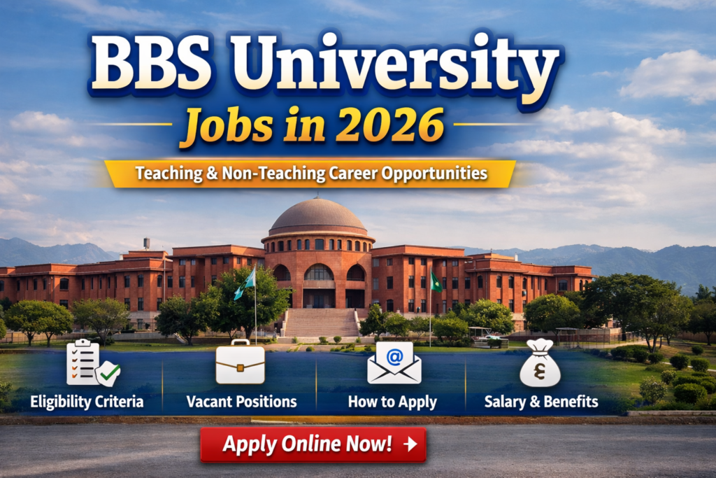 BBS University Jobs in 2026