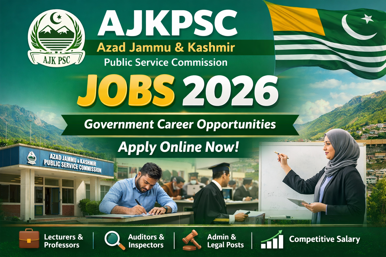 AJKPSC Azad Jammu & Kashmir Public Service Commission Jobs 2026