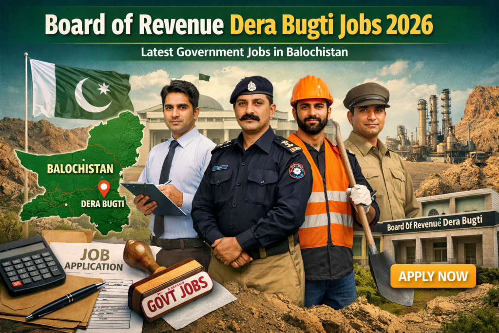 Board of Revenue Dera Bugti Jobs 2026