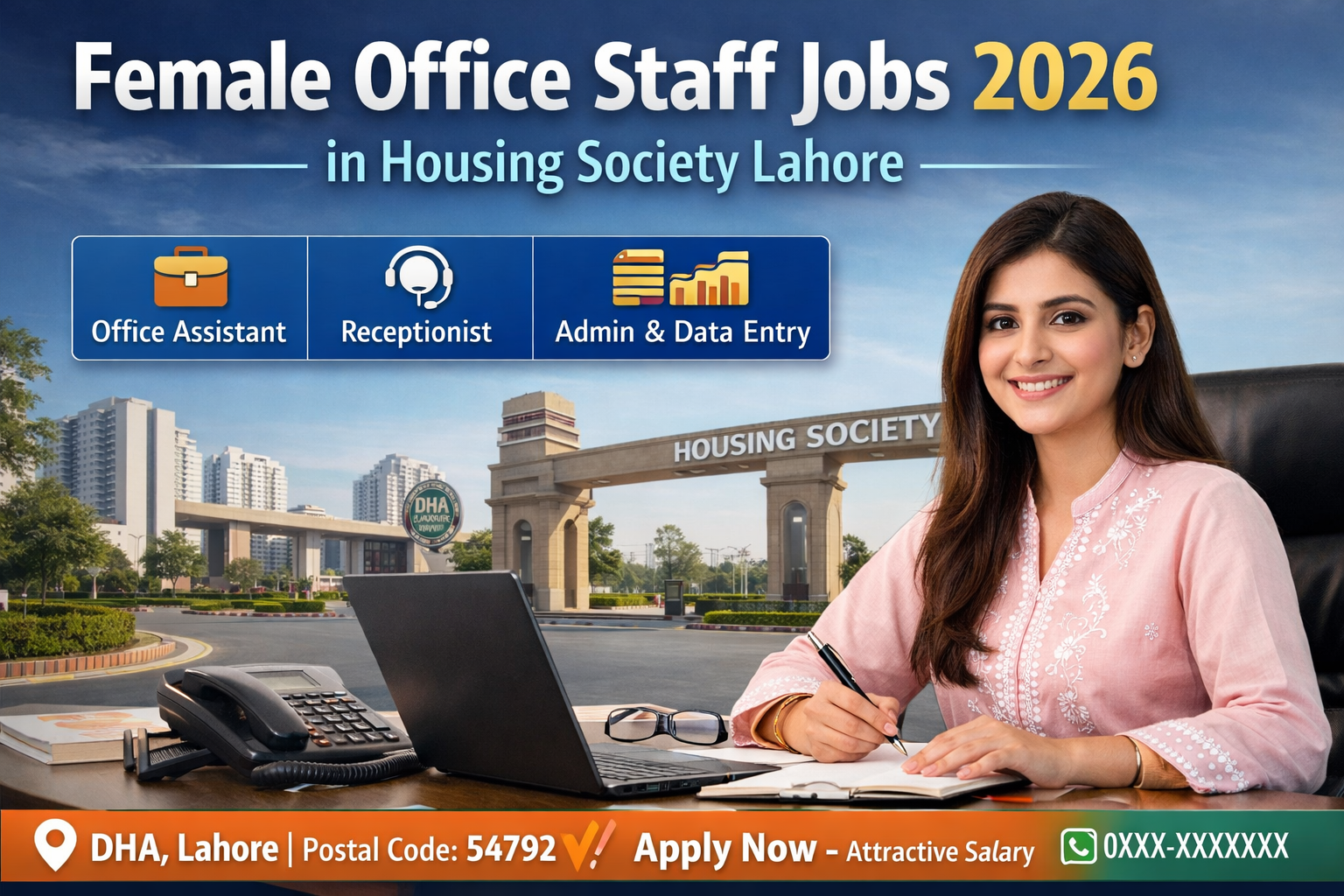 Female Office Staff Jobs 2026